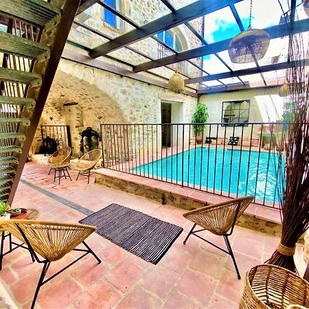 Gite De Groupe 9Ch Ou 3 Gites Independants De 3Ch - Patio Et Piscine Interieure Chauffee Toute L'Annee ヴァロン・ポン・ダルク エクステリア 写真