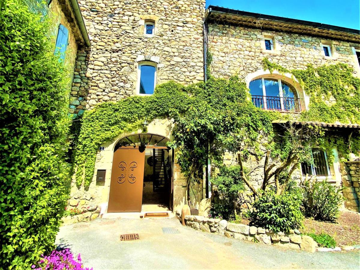 Gite De Groupe 9Ch Ou 3 Gites Independants De 3Ch - Patio Et Piscine Interieure Chauffee Toute L'Annee ヴァロン・ポン・ダルク エクステリア 写真