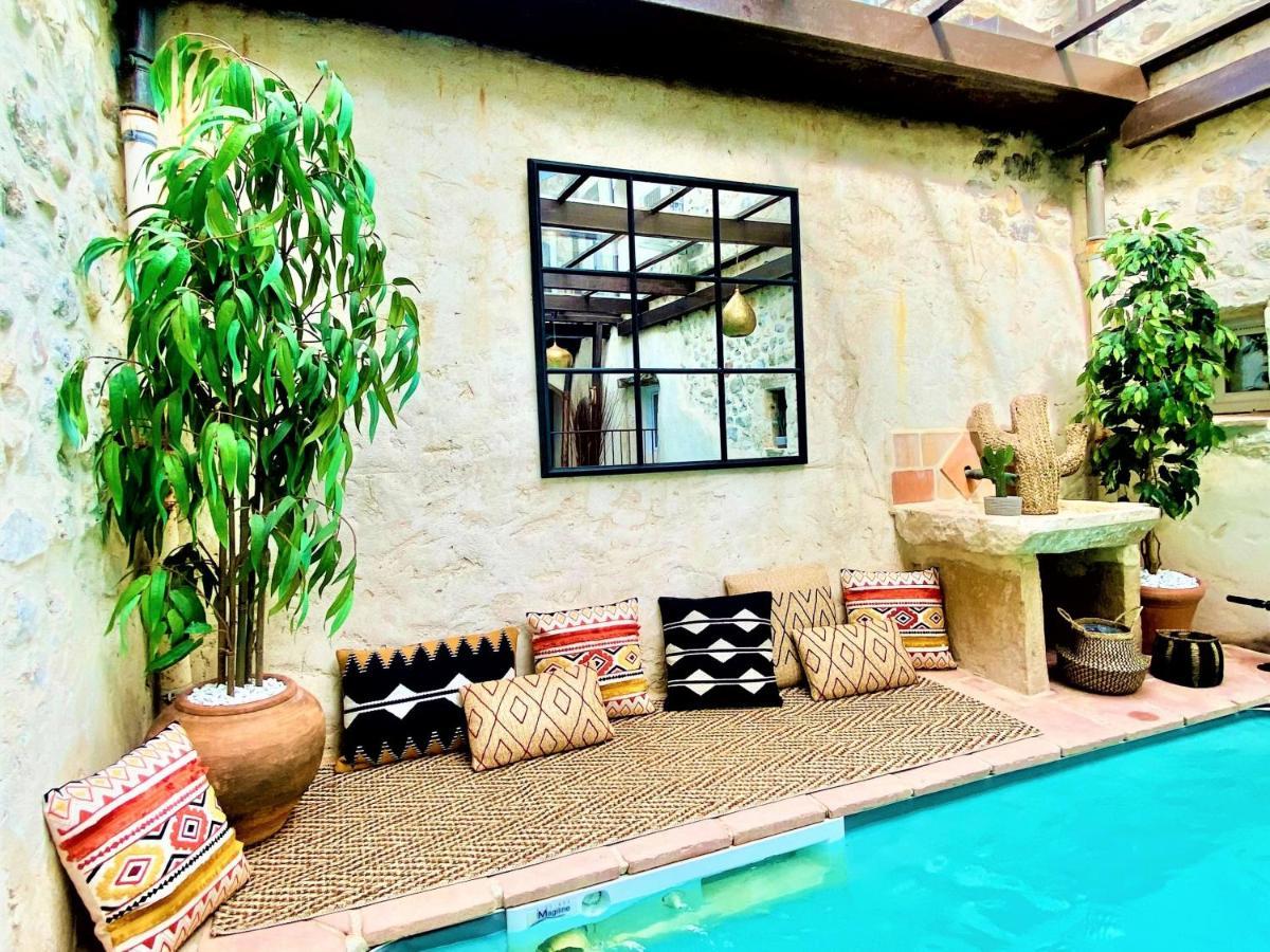 Gite De Groupe 9Ch Ou 3 Gites Independants De 3Ch - Patio Et Piscine Interieure Chauffee Toute L'Annee ヴァロン・ポン・ダルク エクステリア 写真