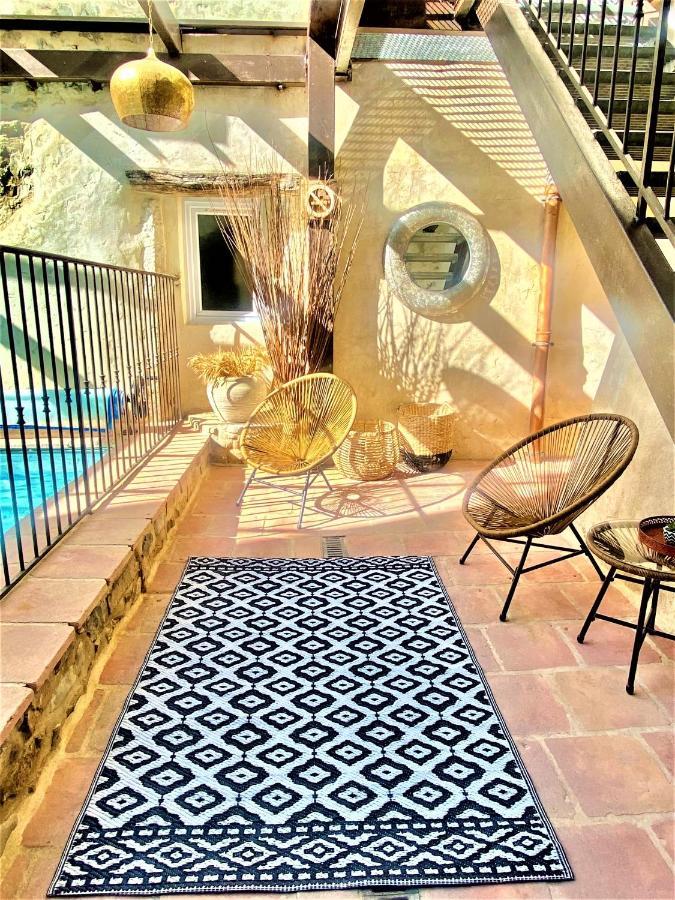 Gite De Groupe 9Ch Ou 3 Gites Independants De 3Ch - Patio Et Piscine Interieure Chauffee Toute L'Annee ヴァロン・ポン・ダルク エクステリア 写真
